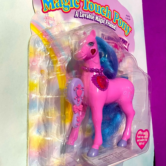 MAGIC TOUCH PONY VINTAGE 90s MAGIC HEART PONY MARIAH HEARTS LIGHT UP & BLINK - Picture 14 of 16